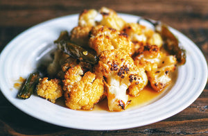 Honey Serrano Roasted Cauliflower